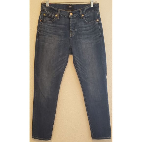 7 For All Mankind ~ Boyfriend Jeans ~ Size 26 - Picture 8 of 11